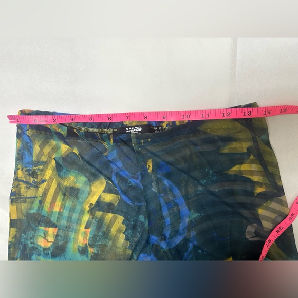 Jaded London Printed Mesh Flare Pant Set 💚 - Picture 7 of 16